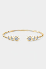 1.8 Carat Moissanite Bracelet | 925 Sterling Silver Gold & Platinum Plated