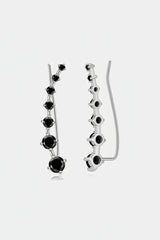 1.9 Carat Moissanite Earrings | Platinum-Plated 925 Sterling Silver