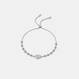 1 Carat Moissanite Bracelet | 925 Sterling Silver Chain Bracelet