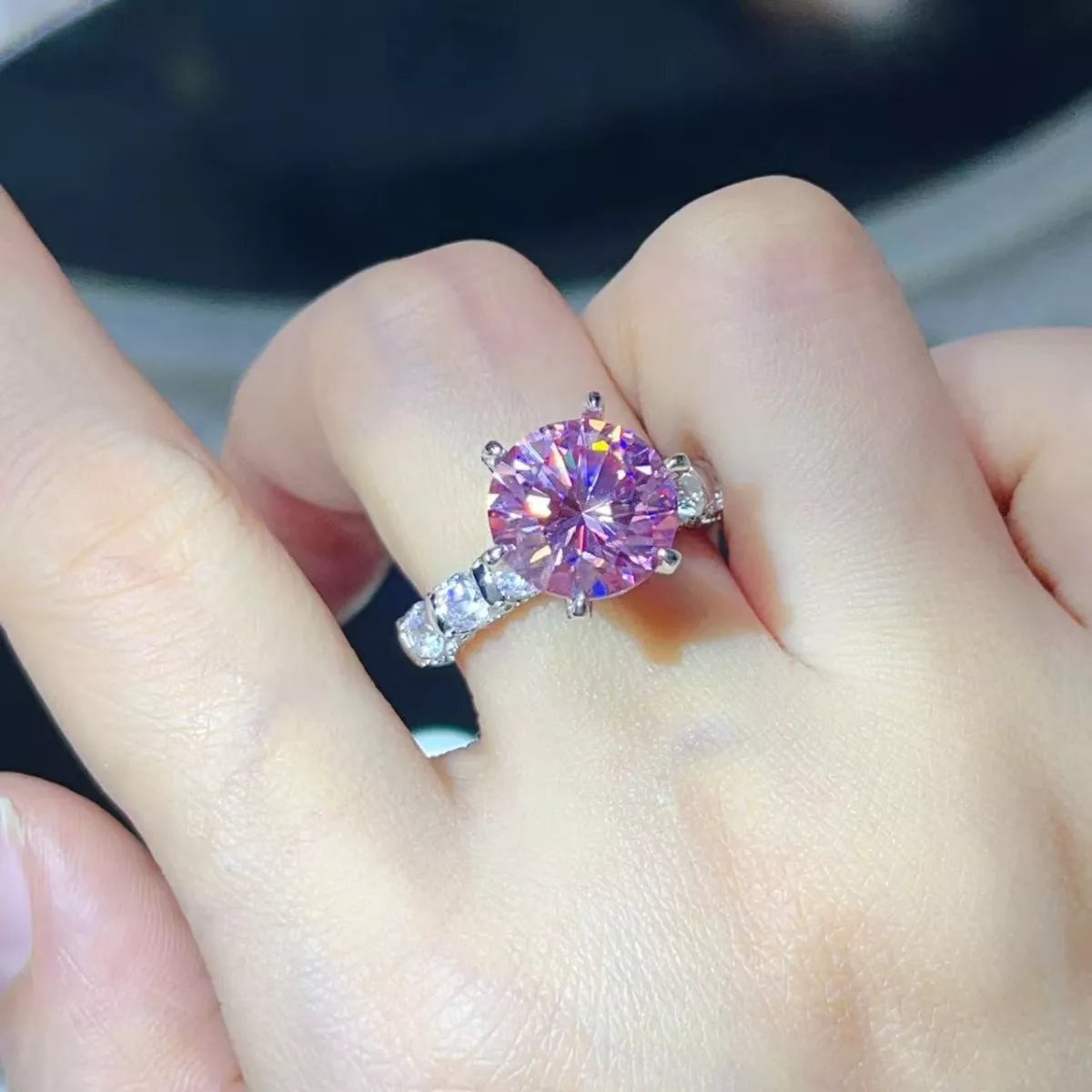  solitaire ring with 