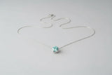 5ct Moissanite 925 Sterling Silver Necklace | Platinum Plated