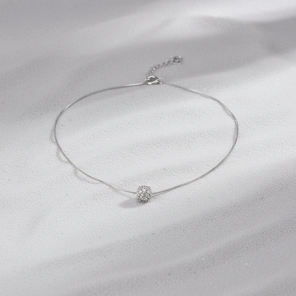 925 sterling silver square pendant necklace featuring a brilliant center zircon stone.
