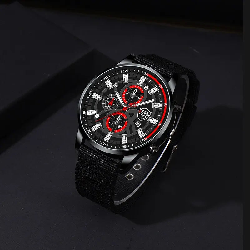 Everyday Nylon Watch and Bracelet Set