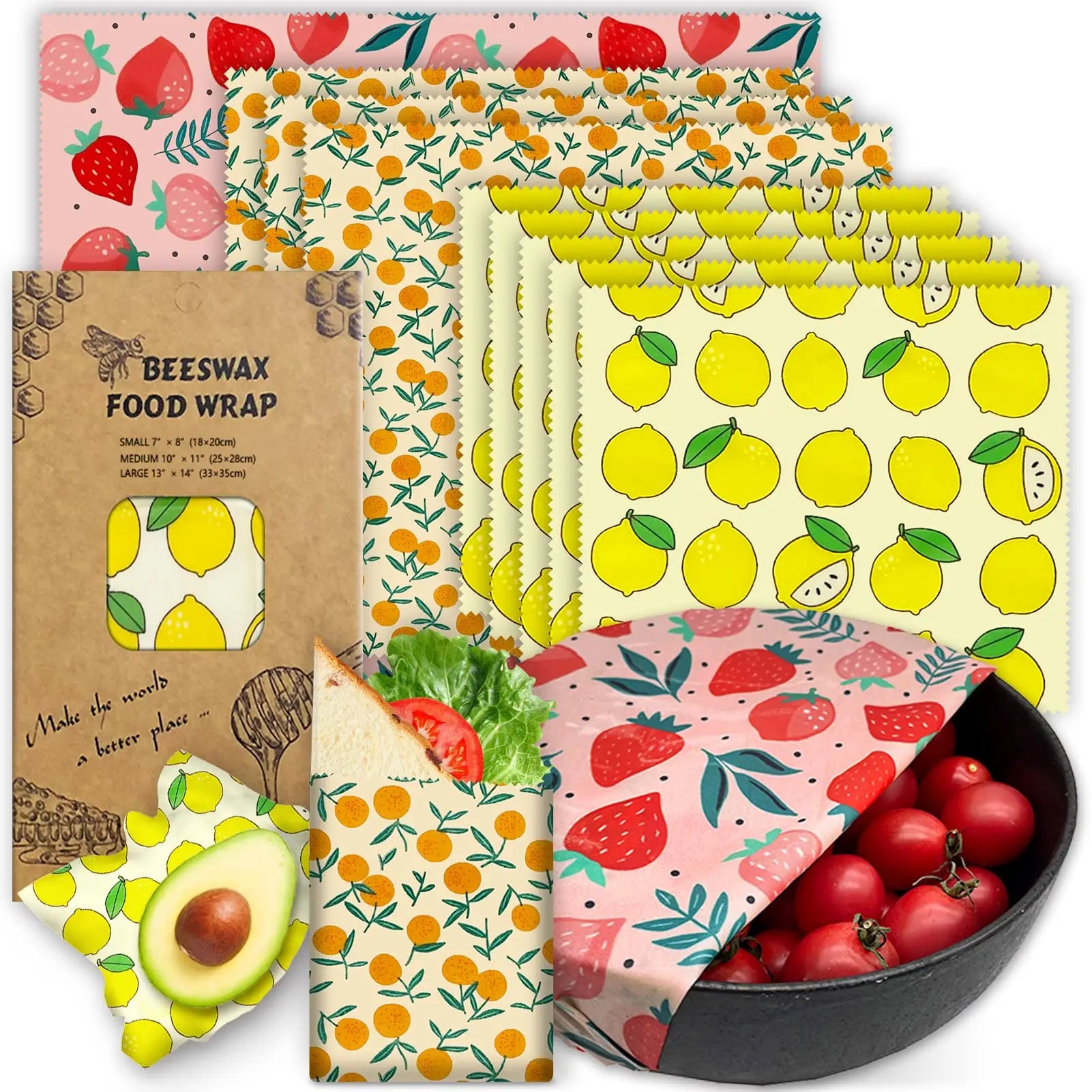 EverSeal Reusable Beeswax Food Wraps