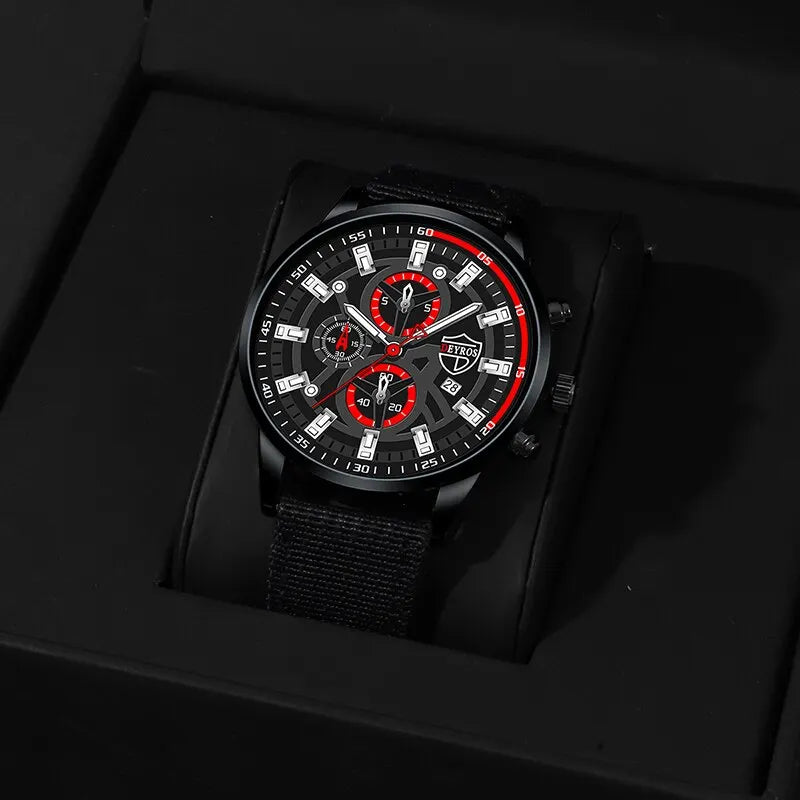 Everyday Nylon Watch and Bracelet Set