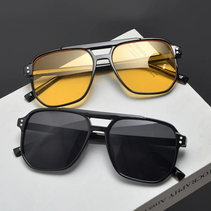 Classic Oversized Square Sunglasses